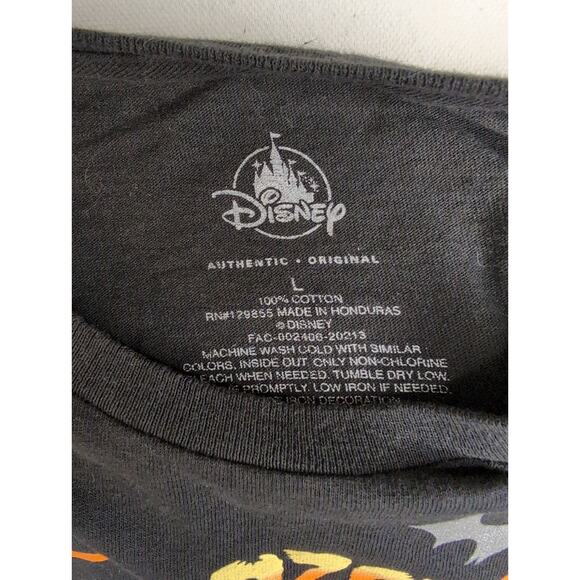 Disney Land Mickey Goofy Donald 2020 pumpkin Halloween T-shirt lg - Picture 5 of 5